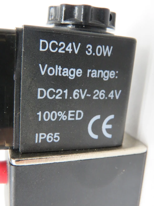 Nitra AVS-5323-24D Pneumatic Solenoid Valve 3/8"/1/4" NPT 20-115 psi USED