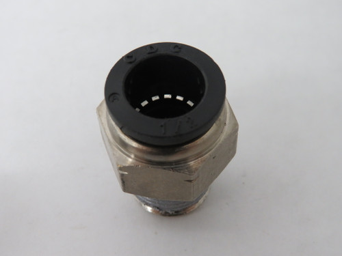 CDC PC1/2-N3 Straight Fitting 1/2" Tube 3/8" NPT Lot of 3 USED