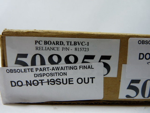 Reliance TLBVC-1 PLC Controller Board 815723 ! NEW !