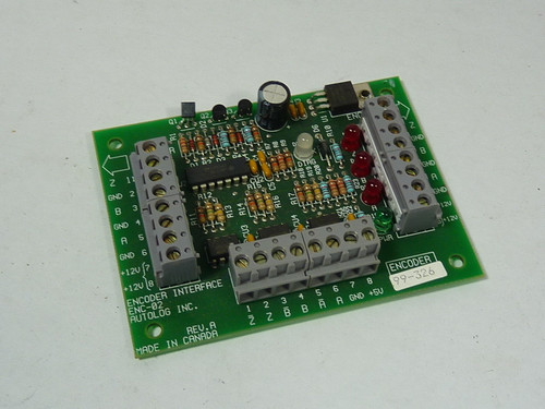 Autolog ENC-02 PLC Controller Board Encoder USED