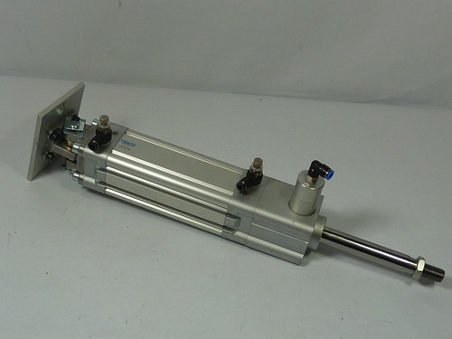 Festo 163366 DNC-50-100-P-A-KP Double Acting Pneumatic Cylinder USED