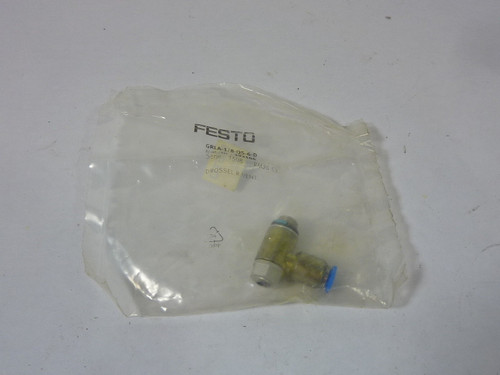 Festo GRLA-1/8-QS-6-D 193144 Control Valve 1 Way ! NWB !