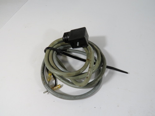 Festo KMF-124-10-LED / 24V 193458 - Cable w/ LED & Socket Connector USED