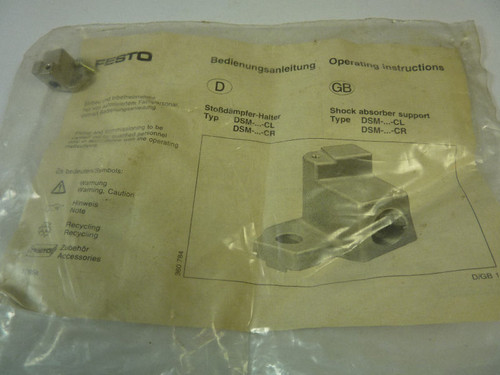 Festo 164325 DSM-12-CR SH ABS Retainer Fitting  ! NEW !