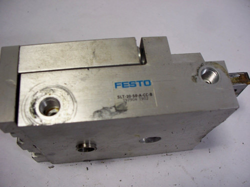 FESTO SLT-20-50-A-CC-B Air Cylinder Slide USED