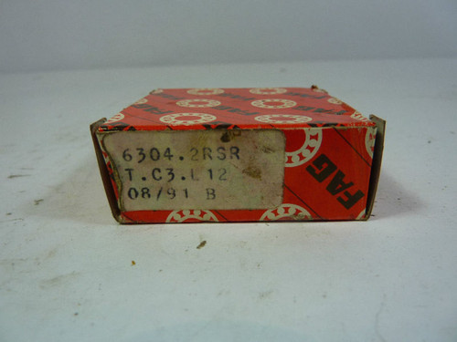 Fag 6304.2RSR Steel Cage Ball Bearing ! NEW !