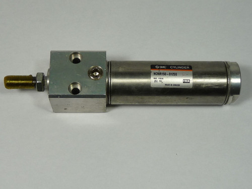 SMC NCMR150-0125S Pneumatic Cylinder 1-1/2 USED