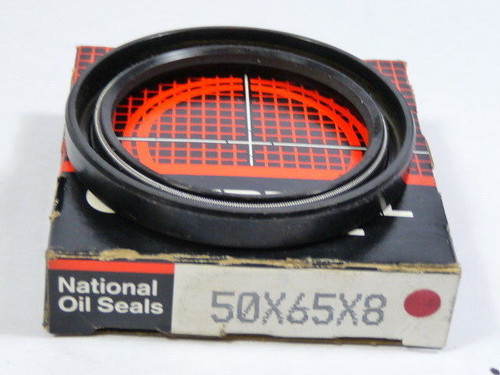 National Seal 50X65X8 Nitrile Oil Seal 65mmx50mmx8mm ! NEW !