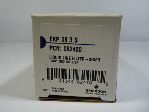 Emerson EKP-08-3-S Liquid Line Filter 3/8" ! NEW !