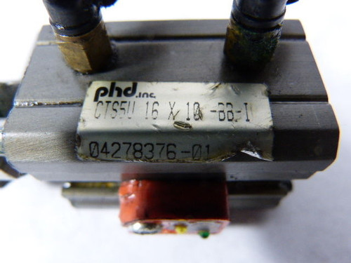PHD CTS5U-16X10-BB-1 Pneumatic Cylinder 16mm Bore 10mm Stroke USED