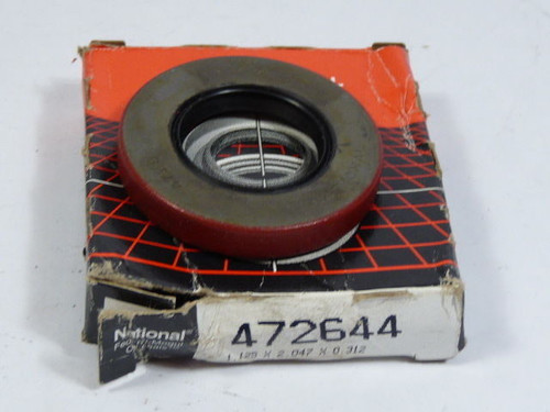 National Seal 472664 Oil Seal 1.125x2.047x0.312in ! NEW !