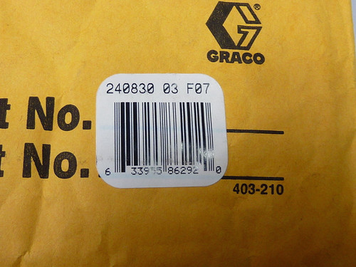 Graco 240830-03-F07 Pump Seal Repair Kit ! NEW !