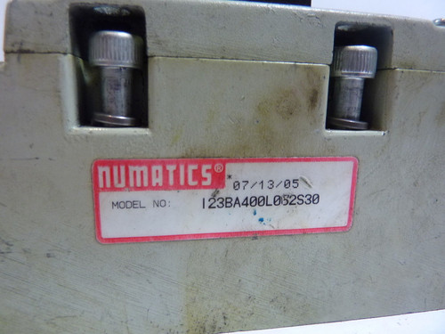 Numatics 123BA400L062S30 Pneumatic Valve USED