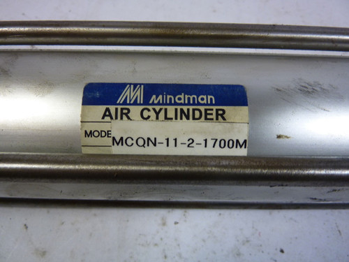 Mindman MCQN-11-2-1700M Pneumatic Air Cylinder USED