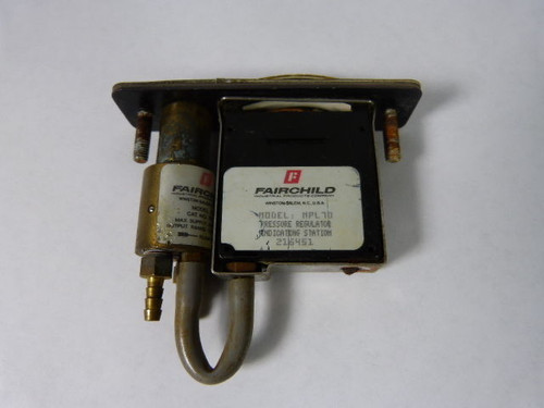 Fairchild MPL70 Pressure Regulator Indication Station USED