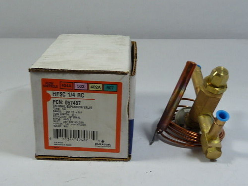 Emerson HFSC-1/4 RC Thermal Expansion Valve ! NEW !