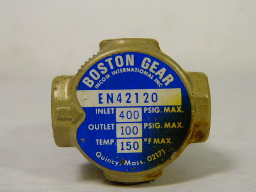 Boston Gear EN42120 Regulator 1/4" NPT USED