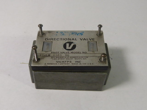 Vickers DG4S4LW-012C-50 Directional Pilot Valve USED