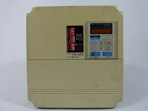 Safetronics CIMR-PCU42P2 Frequency Drive 3HP 460V USED