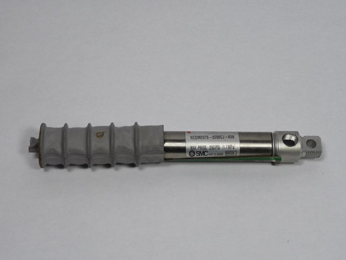 SMC NCDME075-0200CJ-K59 Pneumatic Cylinder 3/4" Bore Auto Switch Capable USED