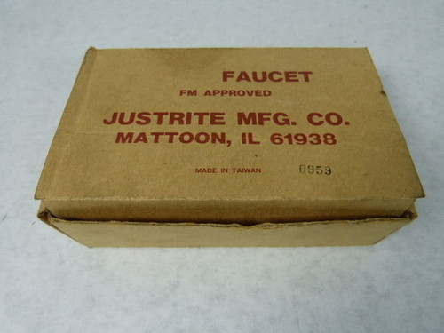 Just Rite 8-3025 Faucet - Brass ! NEW !