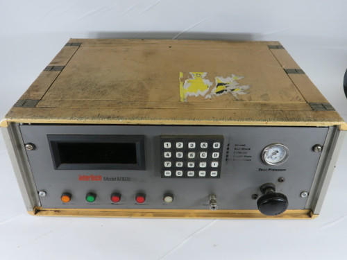 Intertech M1035-01 Mass Flow Leak Detector Indicator Damaged to Outer Case USED