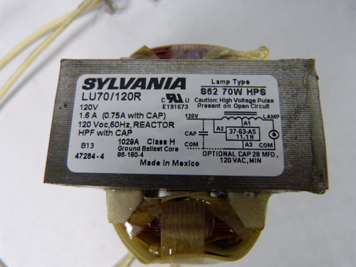 Sylvania LU70/120R High Pressure Sodium Ballast USED