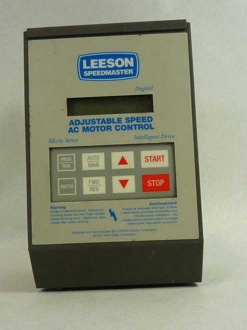 Leeson 174925 AC Drive 1HP(0.75KW) 3Ph 0-460/575V 1.6A MISSING 1 SCREW USED