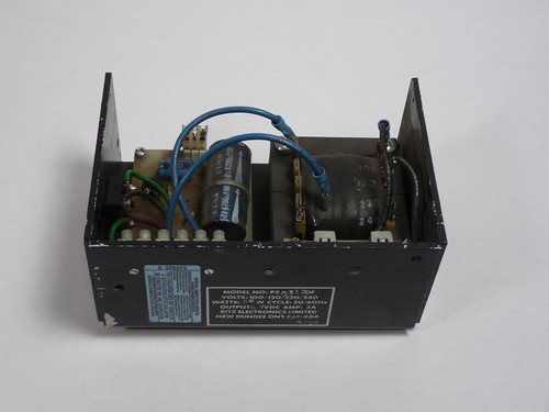 Ritz PS0312OF Power Supply In: 100-240V 94W 50/60Hz Out: 12 VDC 3 Amp USED