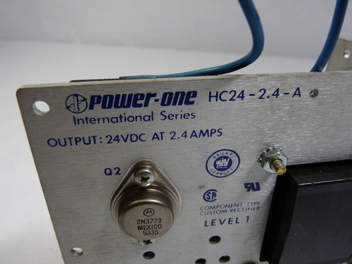 Power-One HC24-2.4-A Power Supply 24VDC 2.4 Amp USED