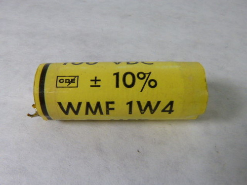 Cornell Dubilier WMF1W4 Capacitor 4mfd 100VDC USED