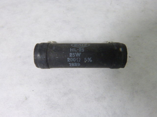 Dale HL-25 Power Resistor 25W 200 Ohms USED