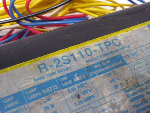 Philips R-2S110-TPC Magnetic Ballast 120V USED