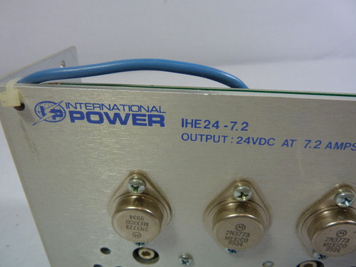 International Power IHE24-7.2 Power Supply 24VDC USED