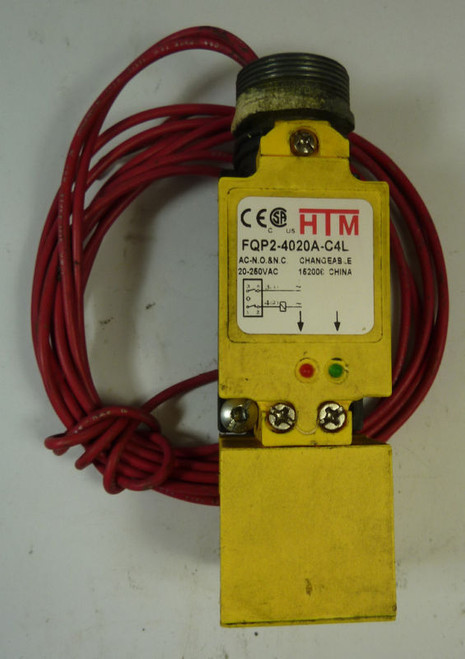 HTM FQP2-4020A-C4L Proximity Sensor 20-250VAC USED