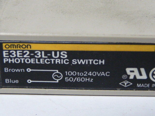 Omron E3E2-3L-US Proximity Switch 100 - 240V USED