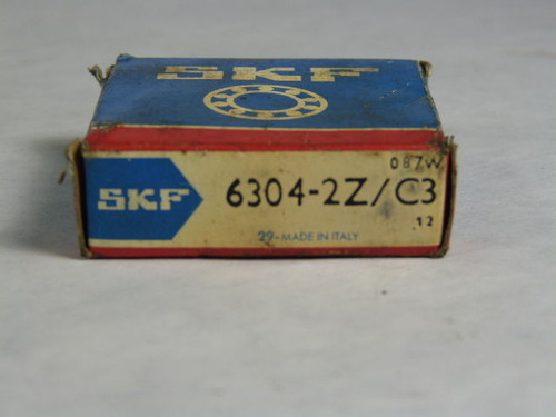 SKF 6304-2Z/C3 Single Row Ball Bearing ! NEW !