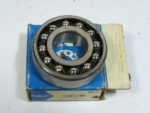 SKF 1204-ETN9 Bearing Self Aligning Tapered Bore 20x47x14mm ! NEW !