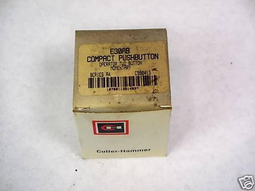 CUTLER-HAMMER E30AB Double Operator Pushbutton ! NEW !