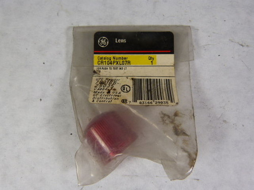 General Electric CR104PXL07R Lens - Red ! NEW !