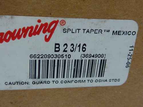 Browning B2-3/16 Bushing ! NEW !