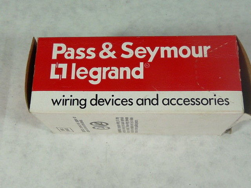 Pass & Seymour 691 Switch Receptacle, Brown 15A 120V 1 Pole ! NEW !