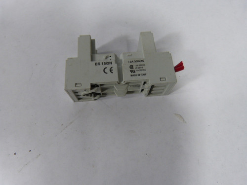 Carlo Gavazzi ES-15/2N Socket Din Rail Mount 12 Amp 300 VAC 14 Pin  USED