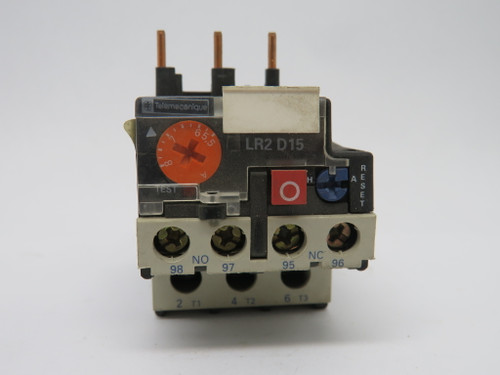 Telemecanique LR2D1512 Bimetallic Overload Relay 8amp USED