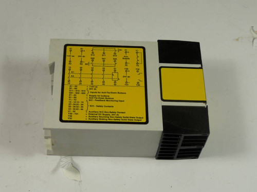 Banner Safety Relay Duo-Touch 115AC/24VDC AT-GM-13A USED