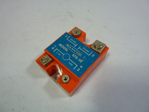 Banner BTR-10 Relay 120VAC 10A 3-32VDC USED