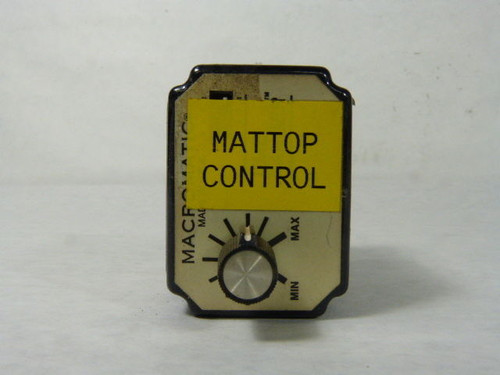 MacroMatic SS-61628 Programmable Time Delay Relay 24VAC/DC USED