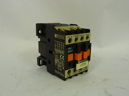 Telemecanique Relay 120V 60Hz CA2 DN 31 USED