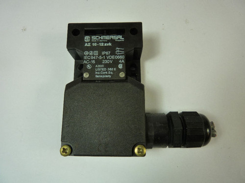 Schmersal AZ-16-12ZVK Safety Switch 4 Amp 230V USED