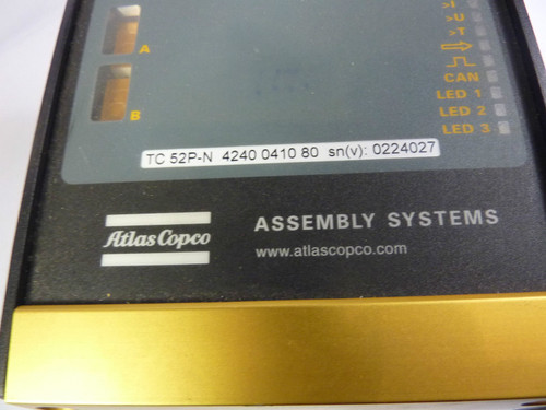Atlas Copco TC-52P-N Controller Drive 0-570V 3A 0-400Hz 3Ph USED